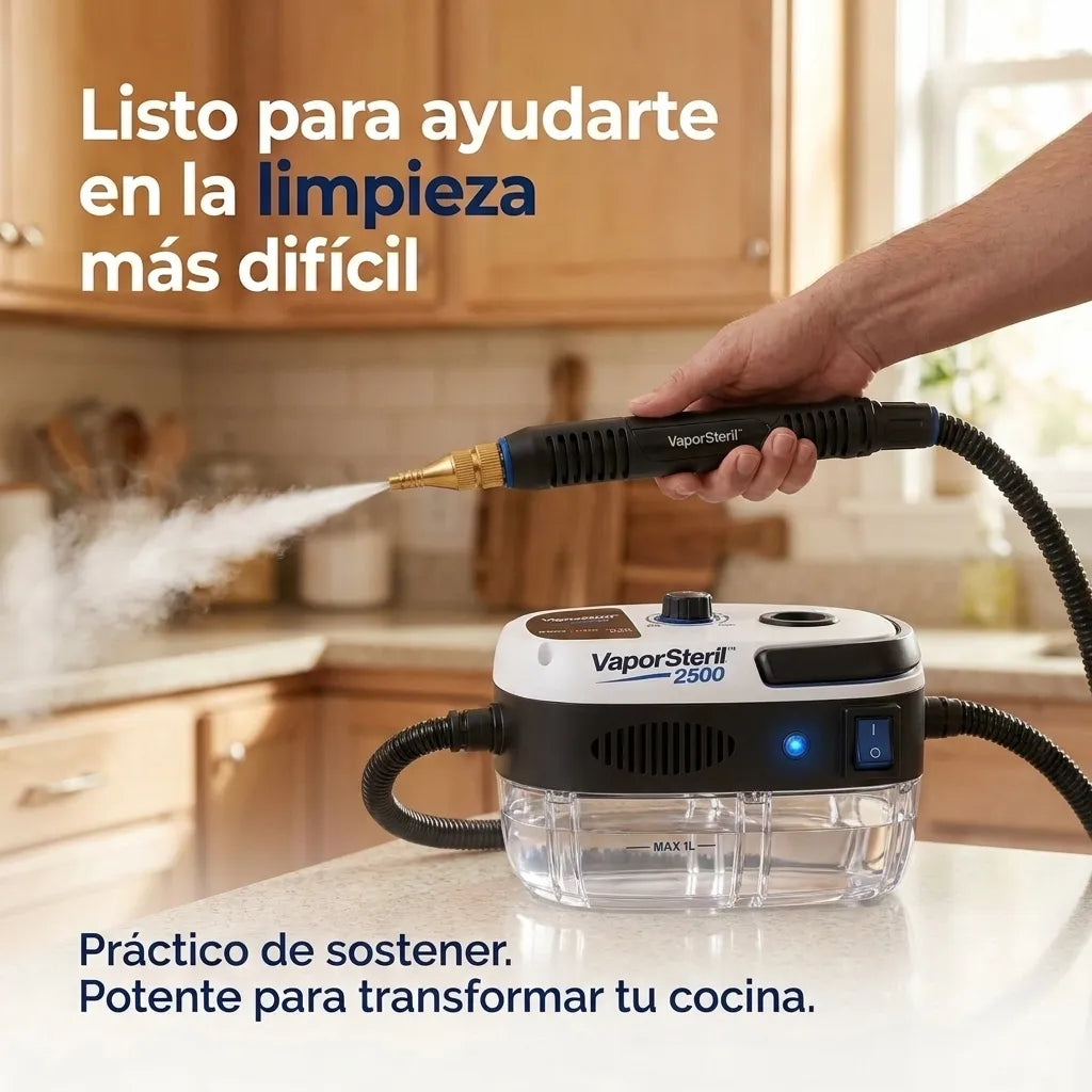 VaporSteril™ 2500 · LIMPIEZA A VAPOR